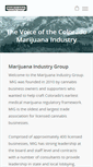 Mobile Screenshot of marijuanaindustrygroup.org